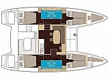 Lagoon 400 - Layout image