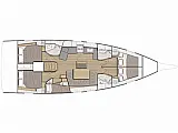 Oceanis 46.1 (5/3) - Layout image