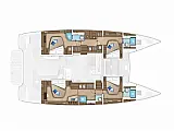 Lagoon 55 - Layout image