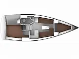 Bavaria Cruiser 34  Style - Layout image
