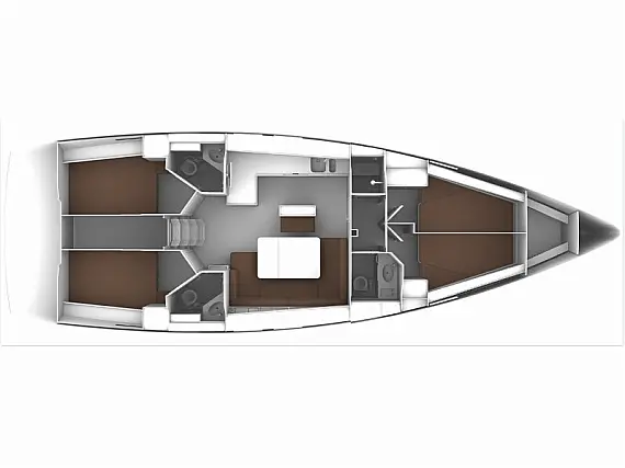 Bavaria Cruiser 46  - Immagine di layout