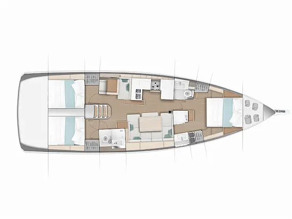 Sun Odyssey 490 - Immagine di layout