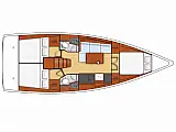 Oceanis 38.1 - Layout image