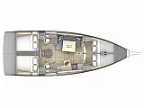 Dufour 41 GL - [Layout image]