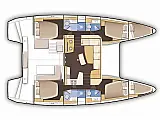 Lagoon 42 - Layout image