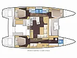 Lagoon 450 Fly - Layout image