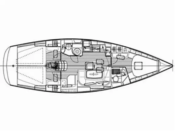 Bavaria 40 Cruiser  - Immagine di layout