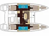 Lagoon 400 S2 - Layout image