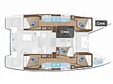 Lagoon 50 - Layout image