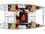 Fountaine Pajot Lipari 41 - Layout image