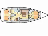 Dufour 450 Grand Large - [Layout image]