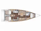 Dufour 412 - [Layout image]