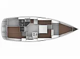 Bavaria 36 Cruiser - Layout image