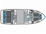 Bavaria E40 Fly - Layout image