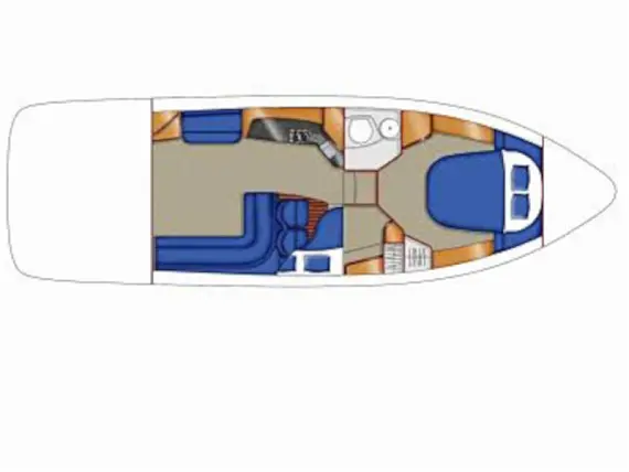 Sealine F34 - Layout image