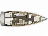 Dufour 460 Grand Large  - Layout image
