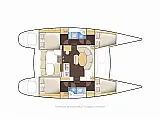 Lagoon 380 S2 - Layout image