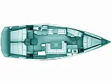 Sun Odyssey 439 - Layout image