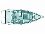 Oceanis 37 - Layout image