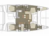 Dufour Catamaran 48 - Layout image