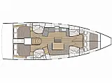 Oceanis 46.1 - Layout image