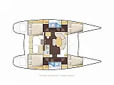 Lagoon 380 - Layout image