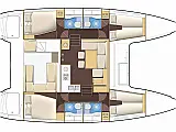 Lagoon 400 - Layout image