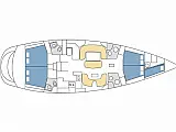 Sun Odyssey 54DS A/C & GEN - Layout image