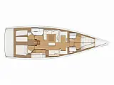 Dufour 520 GL - Layout image