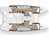 Lagoon 50 - Layout image