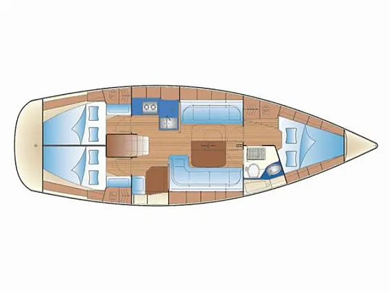 Bavaria 38 cruiser  - Immagine di layout