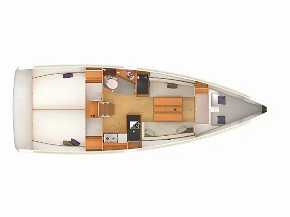 Sun Odyssey 349 - Immagine di layout