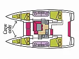 Lagoon 40 - Layout image