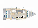 Hanse 460 - Layout image
