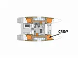 Lagoon 450 Fly - [Layout image]