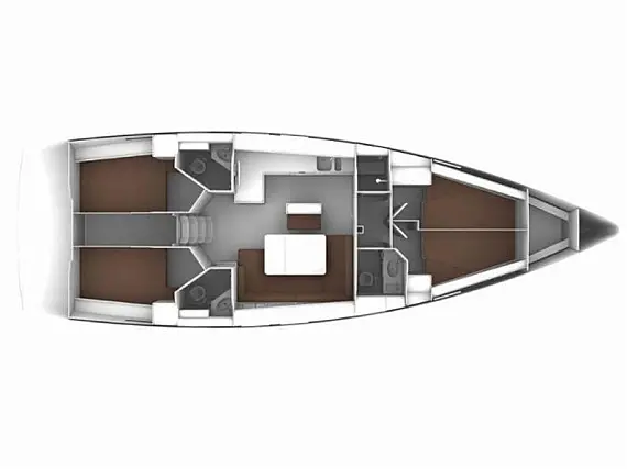 Bavaria Cruiser 46  - Immagine di layout