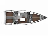 Bavaria Cruiser 46  - Layout image