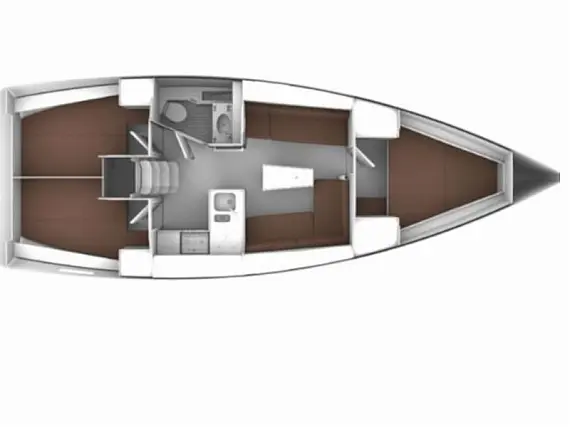 Bavaria Cruiser 37  - Immagine di layout