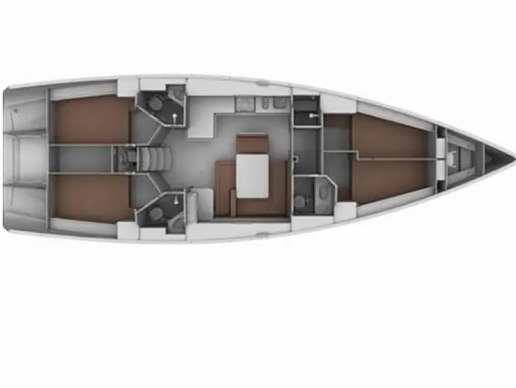 Bavaria Cruiser 45 - Immagine di layout