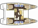 Lagoon 42  - Layout image