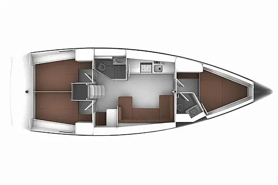 Bavaria Cruiser 41 - Immagine di layout