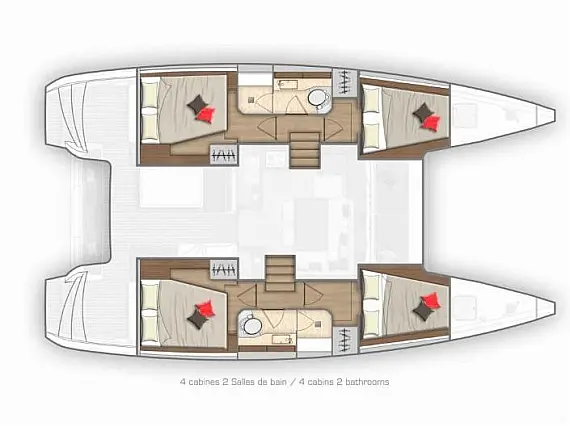 Lagoon 40 - [Layout image]