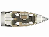 Dufour 460 - Layout image