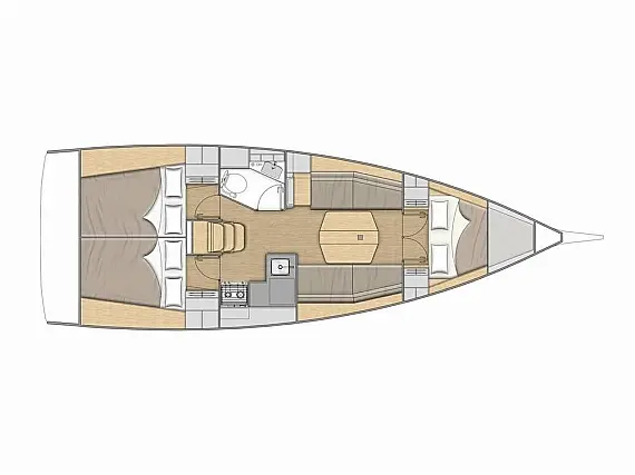 Oceanis 34.1 - Immagine di layout