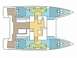 Nautitech 46 Fly - Layout image