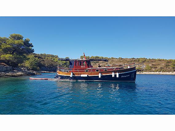Classsic dalmatian boat