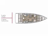 Oceanis 51.1 - Layout image