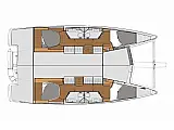 Fountaine Pajot LUCIA 40 - [Layout image]