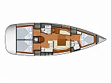 Sun Odyssey 42 i - Layout image