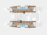 Lagoon 46  Flybridge - Layout image
